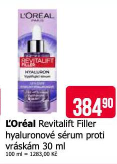 LORAL REVITALIFT FILLER HYALURONOV SRUM PROTI VRSKM
