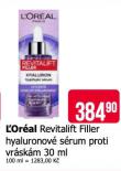 LORAL REVITALIFT FILLER HYALURONOV SRUM PROTI VRSKM