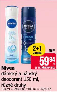 NIVEA DMSK DEODORANT 