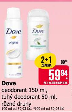 DOVE DEODORANT 