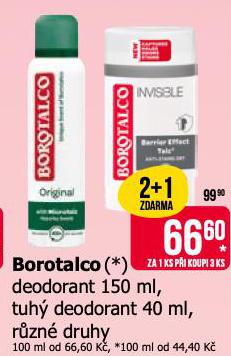 BOROTALCO TUH DEODORANT