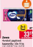 ZEWA 4VRSTV PAPROV KAPESNKY