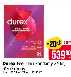 DUREX FEEL THIN KONDOMY
