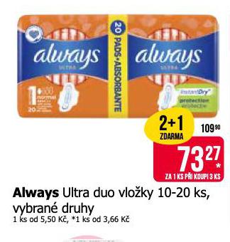 ALWAYS ULTRA DUO VLOKY