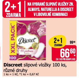 DISCREET SLIPOV VLOKY