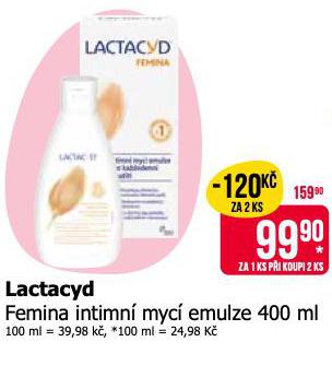 LACTACYD FEMINA INTIMN MYC EMULZE