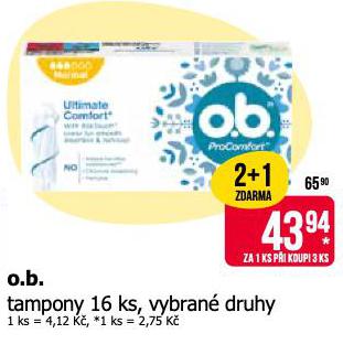 O. B. TAMPONY
