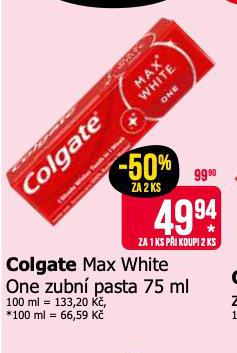 COLGATE MAX WHITE ONE ZUBN PASTA