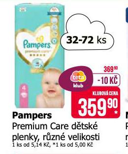 PAMPERS PREMIUM CARE DTSK PLENKY