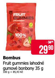 BOMBUS FRUIT GUMMIES LAHODN GUMOV BONBONY