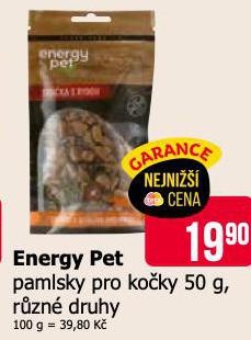 ENERGY PET PAMLSKY PRO KOKY