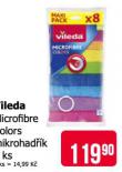 VILEDA MICROFIBRE COLORS MIKROHADK 8 KS