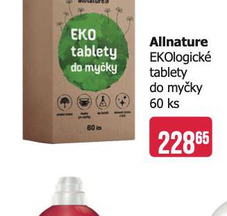 ALLNATURE EKOLOGICK TABLETY DO MYKY
