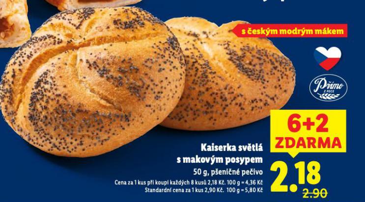 KAISERKA SVTL S MAKOVM POSYPEM