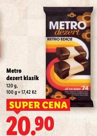 METRO DEZERT KLASIK