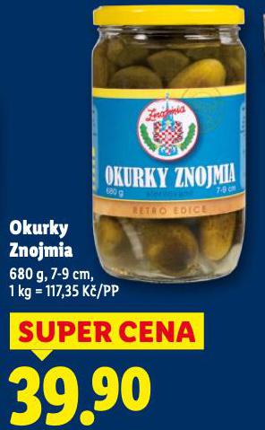 OKURKY ZNOJMIA