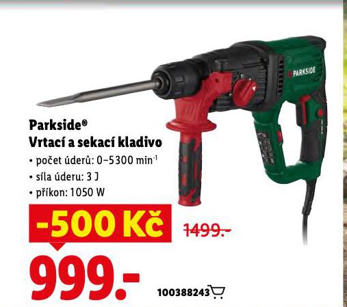 PARKSIDE VRTAC A SEKAC KLADIVO