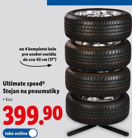 ULTIMATE SPEED STOJAN NA PNEUMATIKY