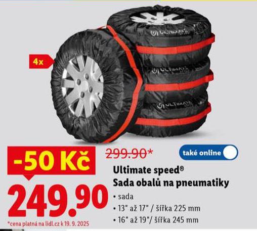 ULTIMATE SPEED SADA OBAL NA PNEUMATIKY