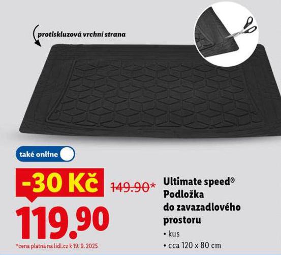 ULTIMATE SPEED PODLOKA DO ZAVAZADLOVHO PROSTORU
