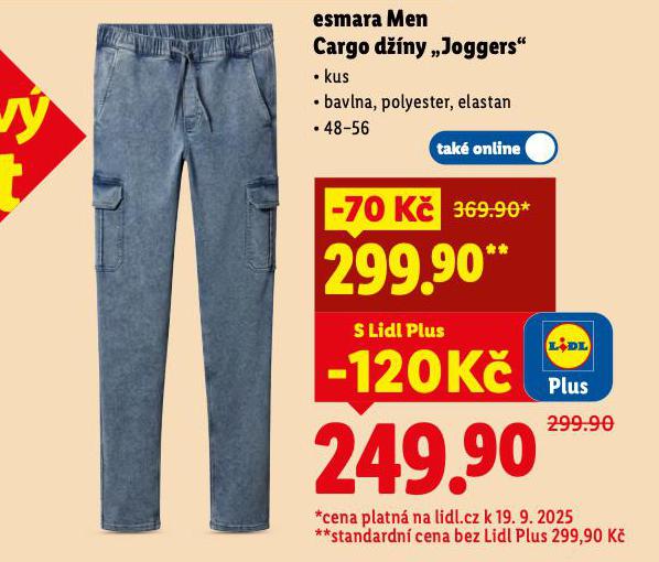 ESMARA MEN CARGO DNY "JOGGERS"