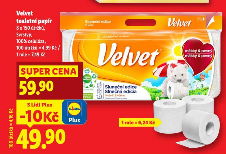 VELVET TOALETN PAPR