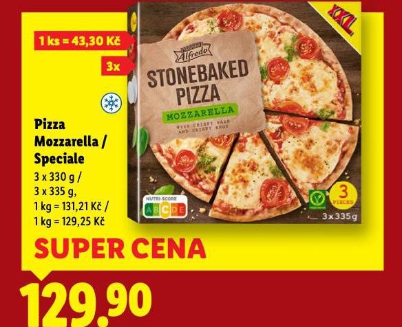 PIZZA MOZZARELLA