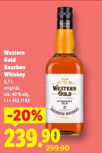 WESTERN GOLD BOURBON WHISKEY