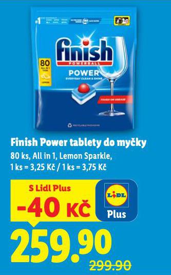 FINISH POWER TABLETY DO MYKY