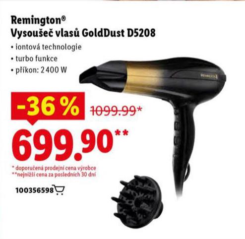 REMINGTON VYSOUE VLAS GOLDDUST