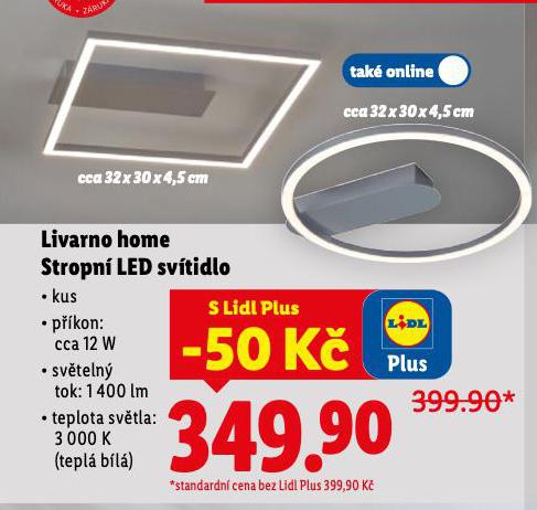 LIVARNO HOME STROPN LED SVTIDLO