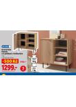 LIVARNO HOME KOMODA SE 3 POLIKAMI A 1 DVKY EICHE