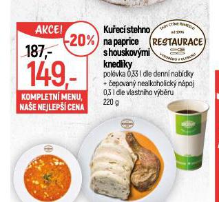 KUEC STEHNO NA PAPRICE S HOUSKOVMI KNEDLKY