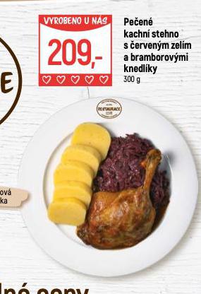 PEEN KACHN STEHNO S ERVENM ZELM A BRAMBOROVMI KNEDLKY