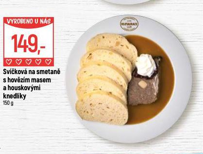 SVKOV NA SMETAN S HOVZM MASEM A HOUSKOVMI KNEDLKY