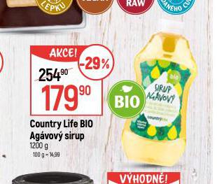COUNTRY LIFE BIO AGVOV SIRUP