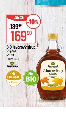 BIO JAVOROV SIRUP