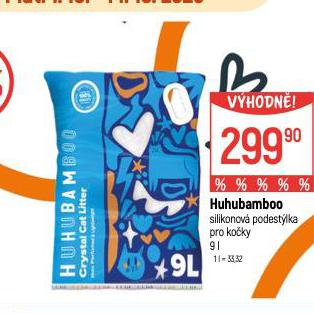 HUHUBAMBOO SILIKONOV PODESTLKA PRO KOKY
