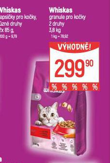 WHISKAS GRANULE PRO KOKY