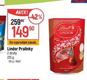 LINDOR PRALINKY