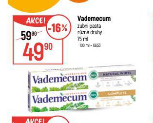 VADEMECUM ZUBN PASTA