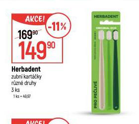 HERBADENT ZUBN KARTEK