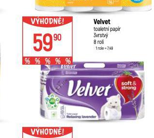 VELVET TOALETN PAPR