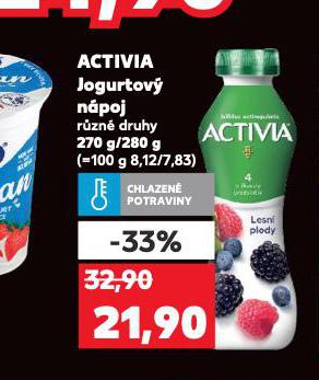 ACTIVIA JOGURTOV NPOJ
