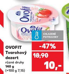 OVOFIT TVAROHOV DEZERT