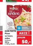 DON PEPPE PIZZA VE TVARU SRDCE