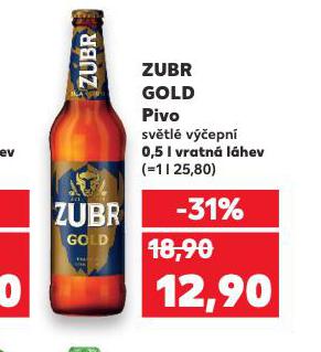 PIVO ZUBR GOLD