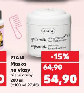 ZIAJA MASKA NA VLASY