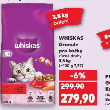 WHISKAS GRANULE PRO KOKY