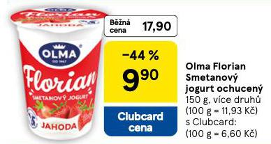 OLMA FLORIAN SMETANOV JOGURT OCHUCEN